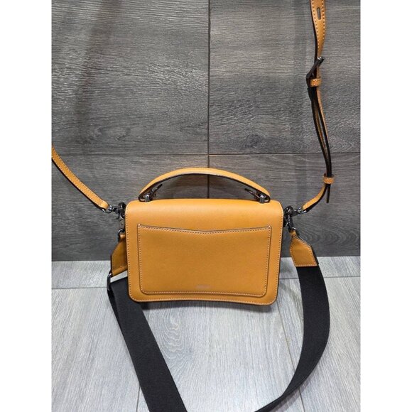 Botkier Cobble Hill Leather Crossbody Bag Brown Caramel B000473 - Picture 3 of 5